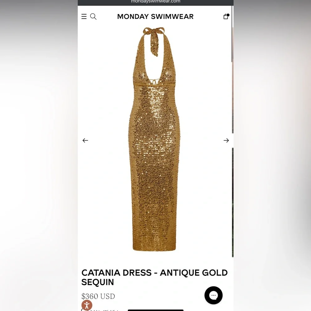 dsw gold dress sandals Nataya Edwardian Empire Waist Dress in Antique Gold-40839 main image 0